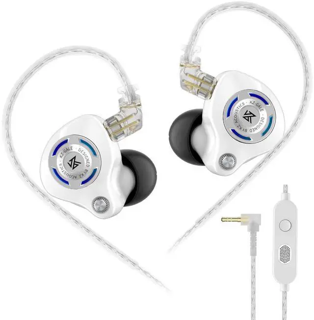 Main image of Gale Wired Earbuds with Microphone, HiFi Deep Bass Comfort-Fit Ear Buds for Gaming, Super-Linear Driver IEM for Gaming, Compatible for PC, PS5, PS4, Nintendo, Switch, Steam Deck (3.5, White)