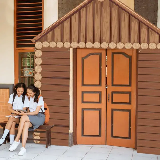 Alt view image 6 of 7 - 3PCS Rustic Wooden Cabin Porch Banner Fall Camping Party Door Decoration Countryside Forest Hanging Porch Sign Photo Backdrop for Autumn Wedding Birthday Farmhouse Home Indoor Outdoor Decor Photo Prop