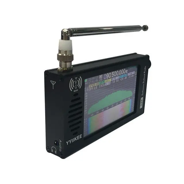 Alt view image 3 of 5 - Portable DSP SDR Radio Receiver 4.3 Inch Touchscreen 100KHz-149MHz Full Bands, FM, SSB, CW, HAM Radio with Waterfall Display