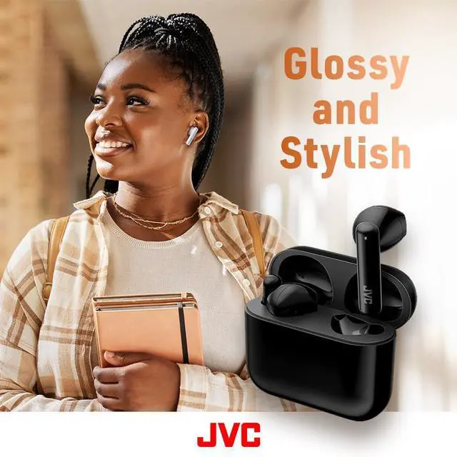 Alt view image 2 of 7 - HAA4TB True Wireless Earbuds, Black | 12mm Driver Unit, Bluetooth 5.1, IPX4, Up to 30 Hours Battery Life