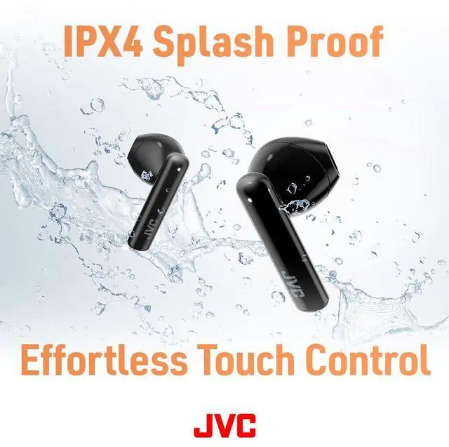 Alt view image 6 of 7 - HAA4TB True Wireless Earbuds, Black | 12mm Driver Unit, Bluetooth 5.1, IPX4, Up to 30 Hours Battery Life