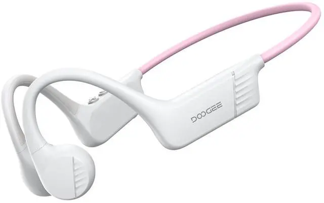 Main image of Bone Conduction Headphones, Open-Back Bluetooth Wireless Sports Headphones, IP66 Sweatproof, 10-Hour Battery Life, with Microphone, Suitable for Cycling, Running, FitnessWhite