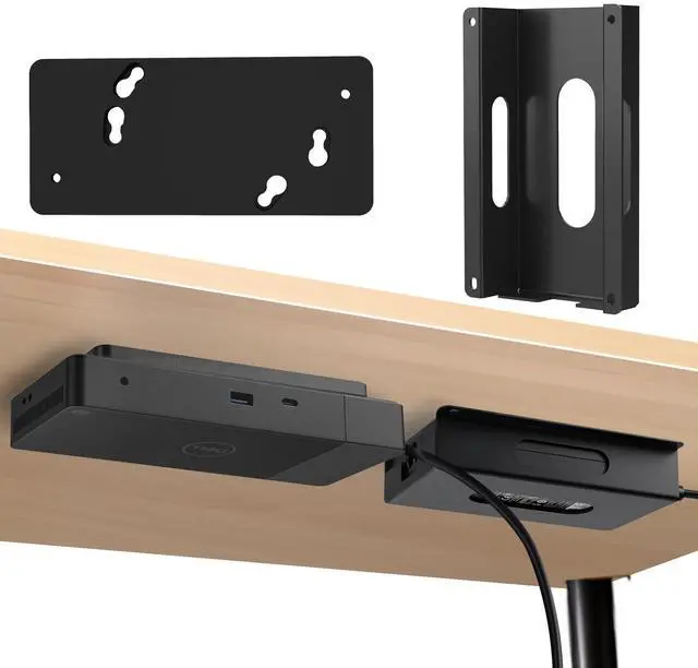 Main image of Under Desk Mount for Dell WD19 / WD19S / WD19TB / WD19TBS / WD19DCS / WD22TB4/UD22 Docking Station + Power Bricks(for Original180W & 130W)- Docking Station and Power Bricks Mount Holder Kit