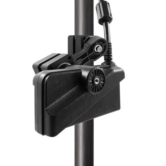 Alt view image 5 of 7 - 0 Degree Transducer Pole Mount Fits Lowrance ActiveTarget2 (AT2) | Fits 1.1-1.38" (28-35 mm) pole or trolling motor shaft. Easy forward/down mode switch. Replaces 000-15959-001