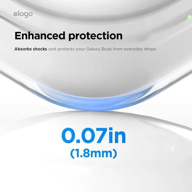 Alt view image 5 of 7 - Clear Case for Galaxy Buds 4 Pro & Galaxy Buds 4 | Carabiner Included, Premium TPU Cover, Wireless Charging, Headphone Accessories, for Men, for Women (Clear)