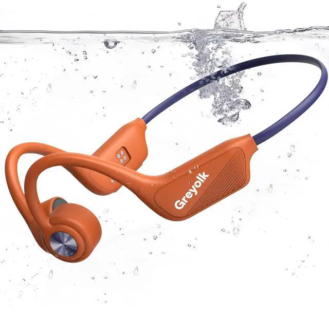 Main image of Swimming Headphones,Bone Conduction Headphones Bluetooth 5.4,IP68 Waterproof,32G Memory Sports Headphone,Underwater Headphone with MP3-Player for Swim,Open Earphones for Swimming