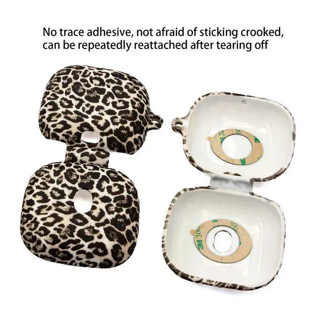 Alt view image 5 of 7 - Case Compatible with Beats Powerbeats Pro2(2025),Shockproof Silicone Cover with Bracelet Lanyard and Keychain, Cute Skin Wireless Earbuds Case for Beats Powerbeats Pro 2 (Leopard)