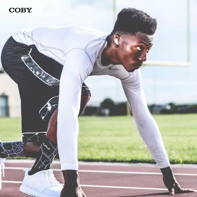 Alt view image 5 of 6 - Slim Ear Buds, Wireless Bluetooth Ear Buds, Bean Style Earbuds, White | Stable Bluetooth Listening, Compatible with iPhone Android Tablets Laptops, USB-C Charging, Touch Controls, For Commuting