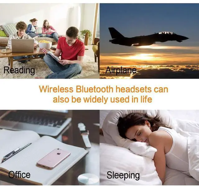 Alt view image 6 of 6 - Sleep Earbuds, Ultra-Soft Comfortable Noise Isolating Earplugs Workout Headphones in-Ear Earphones w/Mic & Volume Control - Perfect for Side Sleeper Air Travel, Meditation & Insomnia(White)