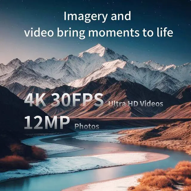 Alt view image 2 of 7 - Drift Ghost XL PRO Sport Action Camera 4K Sport WiFi IPX7 Waterproof Wearable Live Stream Vlog Motorcycle Bicycle Helmet Cam