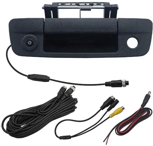Main image of Tailgate Handle with Rearview Backup Camera for Dodge Ram | Compatible for Dodge Ram 1500 (2009-2017), 2500 3500 (2010-2017), RCA Connector