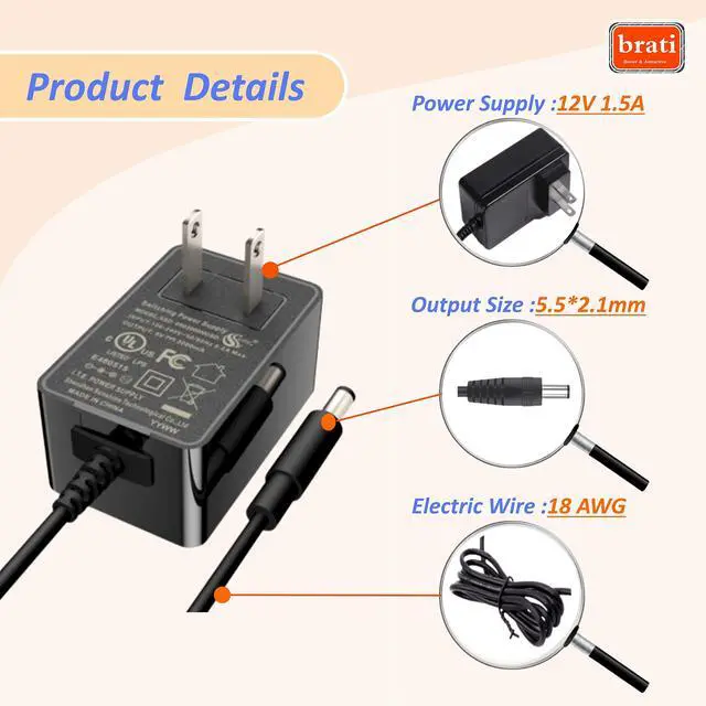 Alt view image 2 of 6 - 9004190216 Power Adapter for Masterbuilt Gravity Series 560/800/1050 Grill & Smokers,Gravity Series 600/900 Power Supply Replacement Part