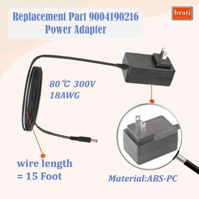 Alt view image 4 of 6 - 9004190216 Power Adapter for Masterbuilt Gravity Series 560/800/1050 Grill & Smokers,Gravity Series 600/900 Power Supply Replacement Part