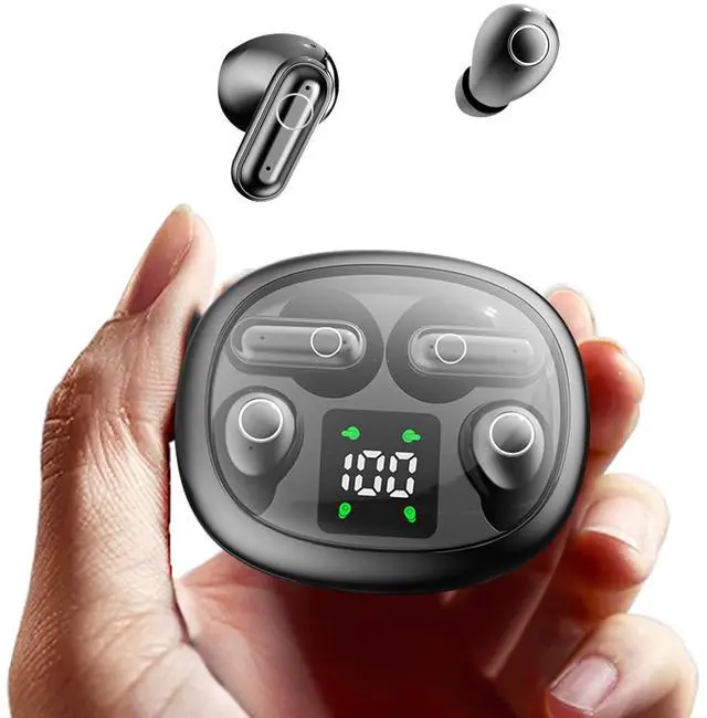 Main image of 2 Pairs Invisible Small Mini Earbuds Wireless Bluetooth Sleep Hidden Headphones Sleeping Micro Smallest Discreet Tiny Low Profile Earbud Earphone Ear Buds for Small Ear Canal Women, Work, Side Sleeper