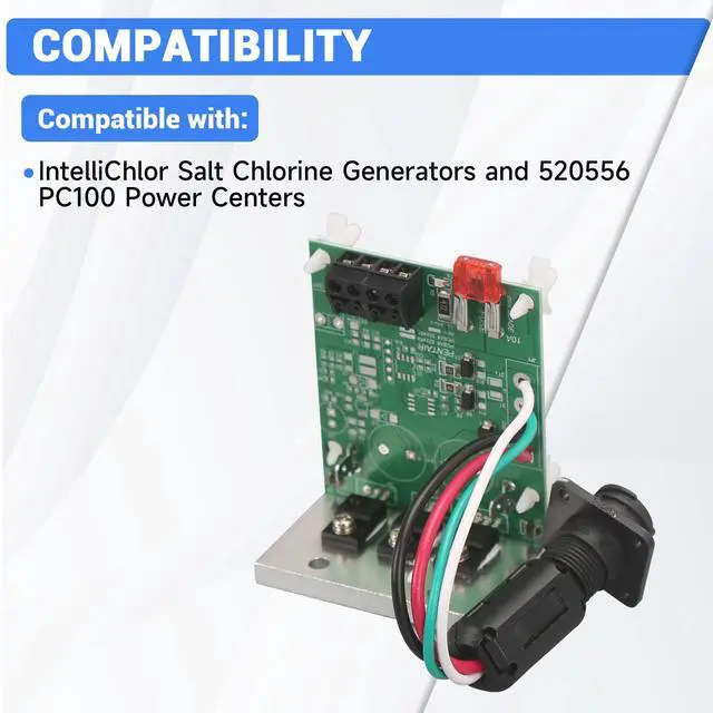 Alt view image 2 of 7 - 521034Z Water Pool and Spa Surge Board Compatible with IntelliChlor Salt Chlorine Generators and 520556 PC100 Power Centers