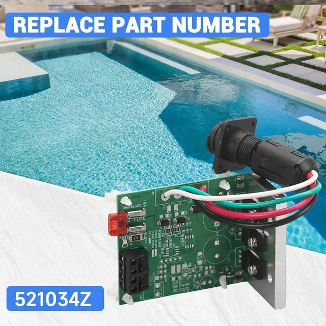 Alt view image 3 of 7 - 521034Z Water Pool and Spa Surge Board Compatible with IntelliChlor Salt Chlorine Generators and 520556 PC100 Power Centers