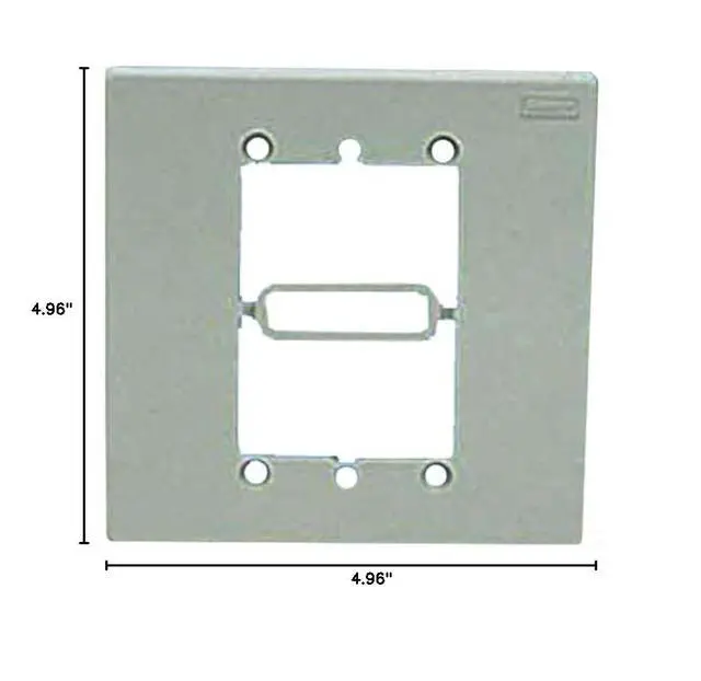 Alt view image 2 of 2 - MLT6WH-TL MLT Wave-Ty Cable Tie, 304 Stainless Steel, Heavy, 20.5" | 4.96 X 4.96 Inch, Horizontal Or Vertical Mount, Fits Mini-Com Faceplates, Surface Mount Boxes, ABS, RoHS Compliant