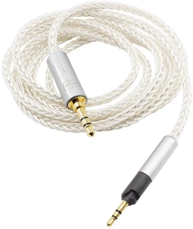 Alt view image 6 of 6 - Replacement Audio Upgrade Cable Compatible with Sennheiser HD560s HD599 HD598 HD598SE HD620S HD400PRO HD569 HD579 HD558 HD518 HD505 HD598cs Headphones 3.5mm to 2.5mm 4ft/1.2m