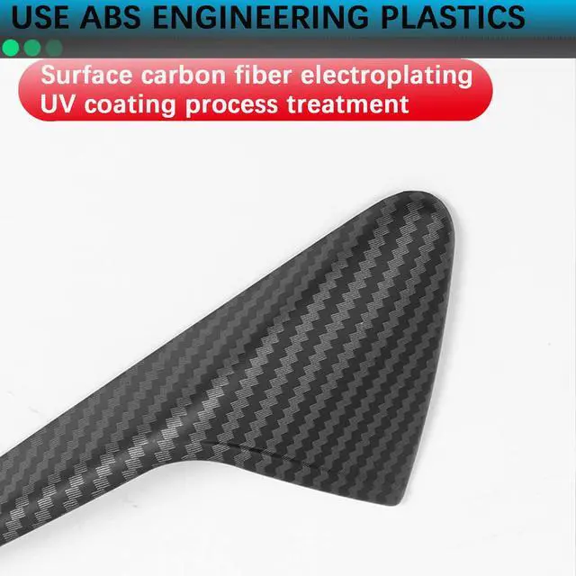 Alt view image 4 of 5 - for 2024+ Tesla Model 3/Y HW4.0 Side Camera Protection Cover-YT | Decoration Accessories fit for 2024 2025 2026 Tesla Model 3/Y with HW4.0 (HW4.0-Matt Carbon Fiber Pattern)