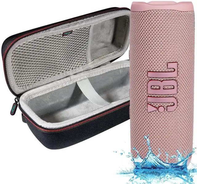 Main image of Flip 6 - Waterproof Portable Bluetooth Speaker, Powerful Sound and deep bass, IPX7 Waterproof, 12 Hours of Playtime with Megen Hardshell Case - Pink