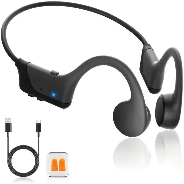Main image of Open-Ear Bluetooth 6.0 Bone Conduction Sports Headphones: IPX5 Waterproof & Sweatproof, 10-Hour Battery Life, Wireless Earphones Ideal for Running, Fitness, Swimming & Training