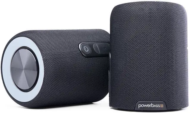 Main image of BT200 Bluetooth Portable Dual Speaker, Black, IPX7 Waterproof, Splittable Stereo Sound