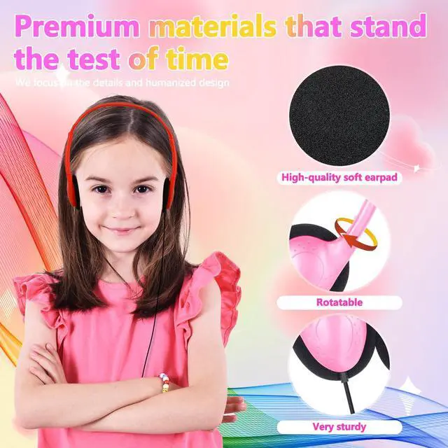Alt view image 2 of 7 - USB C Kids Headphones Bulk for Classroom School 25 Pack,Wired | USB Type C Headphones for School Students Children Testing On Line Learning,Compatible with Pad Smartphones Mixed Colors