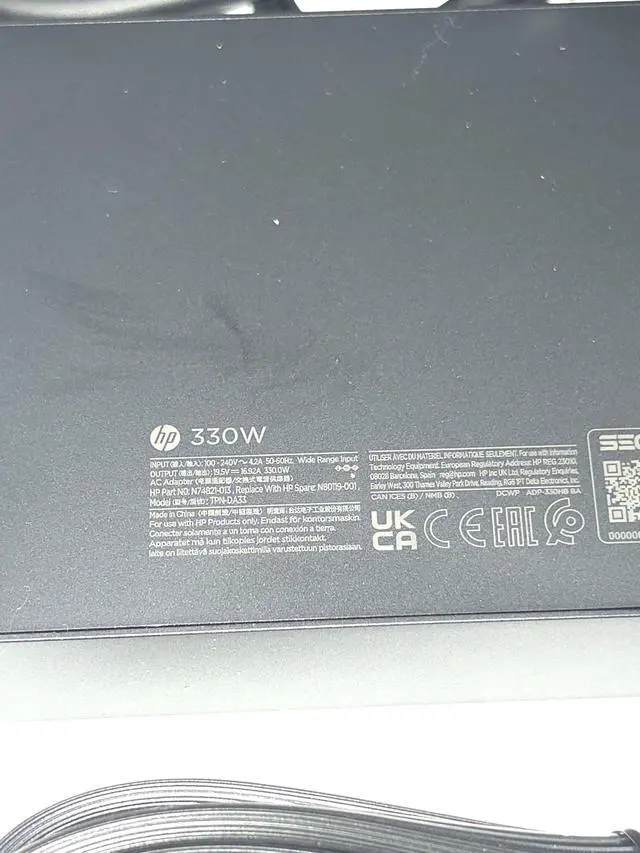 Alt view image 7 of 7 - BF7A6AA-ABA 330W Smart AC Adapter for 4.5mm Barrel DC Port