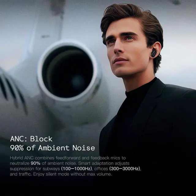 Alt view image 2 of 7 - Wireless Earbuds, Bluetooth Headphones with AI Real-Time Translation, 165 Languages, in-Ear Earphones for Travel and Learning