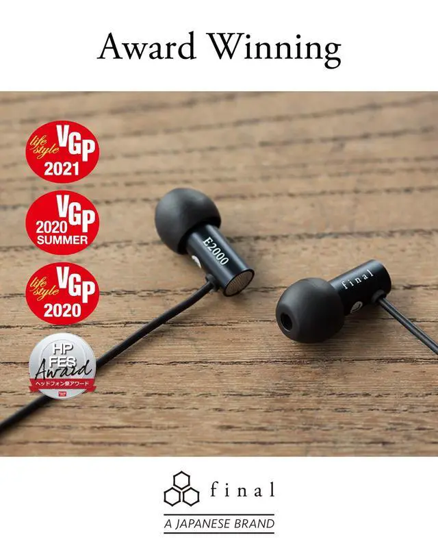 Alt view image 3 of 7 - E2000 FI-E2DALS in-Ear Earphones, Matte Silver