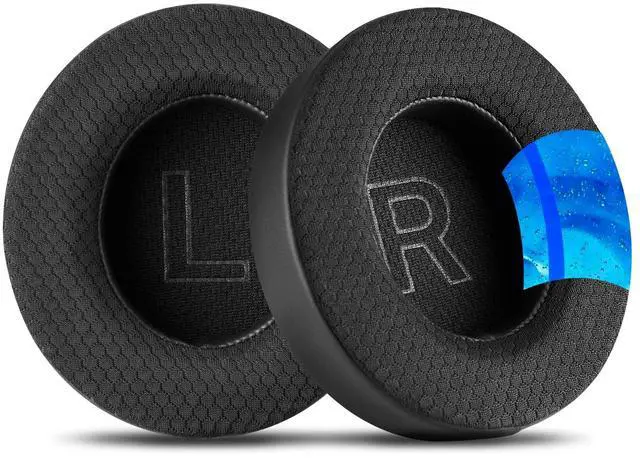 Main image of AHG Premium Cool Gel Space Q45 Headphones Ear Pads/Sound core Q45 Ear Cushions Compatible with Anker Soundcore Space Q45 Headphones (Black). Cooling Gel | Breathable Mesh | High-Density Foam