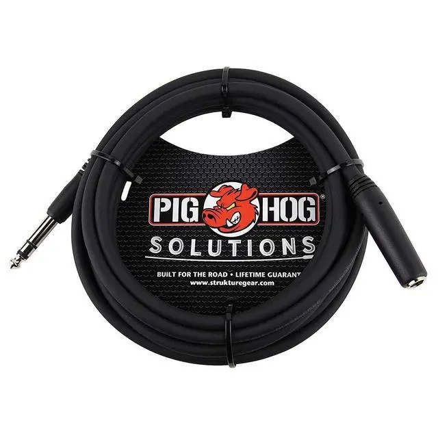 Alt view image 2 of 2 - PHX14-10 1/4" TRSF to 1/4" TRSM Headphone Extension Cable, 10 Feet (2-Pack)