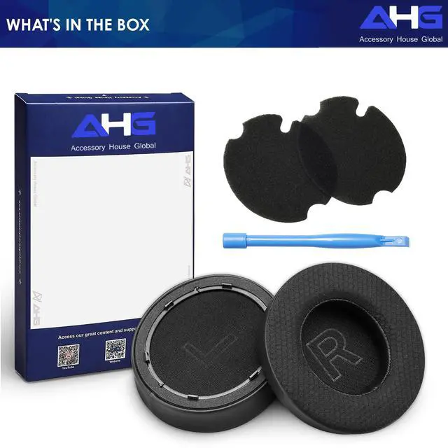 Alt view image 7 of 7 - AHG Premium Cool Gel Space Q45 Headphones Ear Pads/Sound core Q45 Ear Cushions Compatible with Anker Soundcore Space Q45 Headphones (Black). Cooling Gel | Breathable Mesh | High-Density Foam