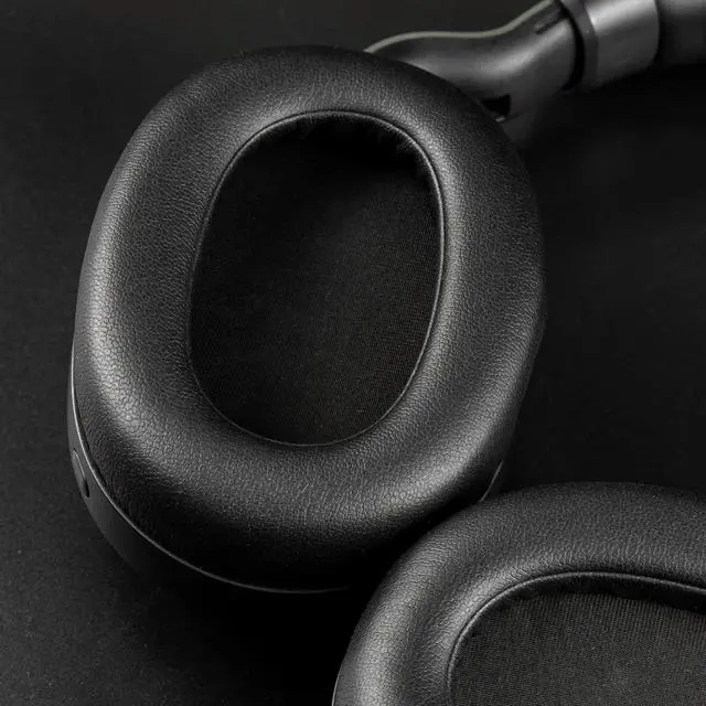 Alt view image 7 of 7 - Professional Replacement Ear Pads Cushions for Jabra Elite 85h Wireless Over-Ear Headphones, Earpads with Soft Protein Leather, Noise Isolation Foam - Black