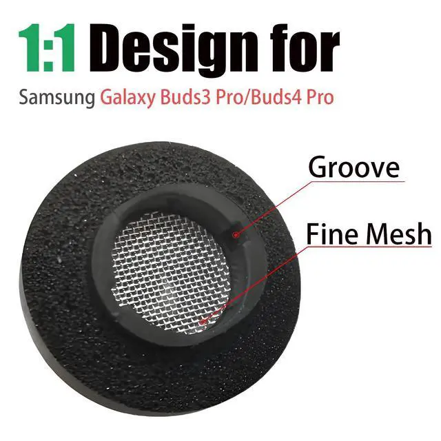 Alt view image 3 of 6 - Memory Foam Ear Tips for Galaxy Buds3 Pro/Buds4 Pro, L/M/S/XS Replacement | Noise Isolating Secure Fit, Anti-Slip Earbuds Tips for Galaxy Buds3 Pro/Buds4 Pro, Fits Charging Case, L/M/S/XS
