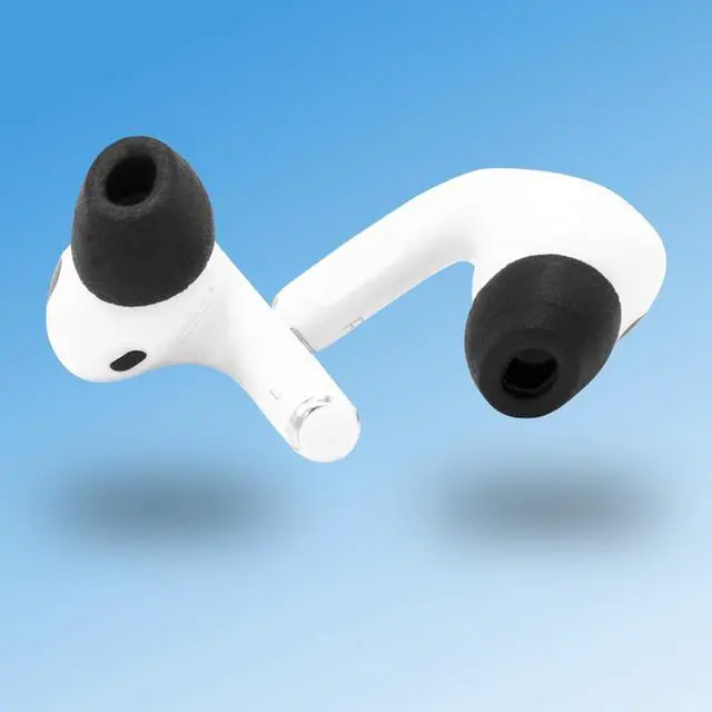 Alt view image 2 of 6 - Limited Edition Foam Replacement Ear Tips, Black Small (3 Pairs) | For Apple AirPods Pro 1 & 2, Ultimate Comfort, Secure Fit, Superior Noise Isolation, Anti Slip, Prevent from Falling Out