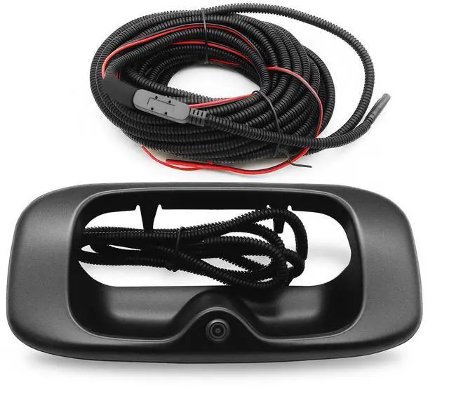 Main image of Tailgate Handle Rear View Camera Fit 1999-2006 Silverado Sierra | 1916102 Compatible with 1999-2006 1500 2500 3500 HD Pickups Reverse Rear View Backup Camera 12V Power Cable RCA Plug