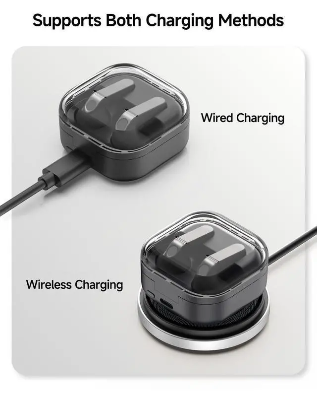 Alt view image 5 of 7 - Charging Case for Samsung Galaxy Buds 4 Pro | Replacement Charger Case with Paring Function, Supports Wireless Charging (Earbuds not Included)