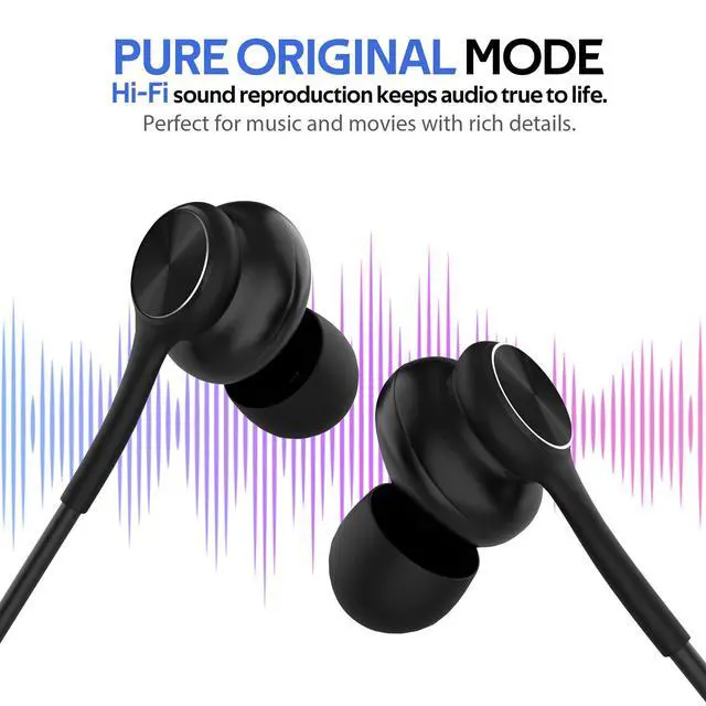 Alt view image 5 of 7 - USB-C in-Ear Wired Headphones,Earbuds, with high-Fidelity Sound Card, 5-Mode Audio, Low-Latency Gaming, KTV Vocal Enhancement, for iPhone 15/16/17, for Samsung S25/S24/S23/S22