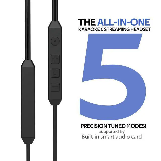 Alt view image 4 of 7 - USB-C in-Ear Wired Headphones,Earbuds, with high-Fidelity Sound Card, 5-Mode Audio, Low-Latency Gaming, KTV Vocal Enhancement, for iPhone 15/16/17, for Samsung S25/S24/S23/S22
