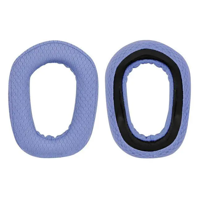 Alt view image 3 of 6 - Comfort Mesh Fabric Replacement Ear Pads for Logitech G435, G335 Headphones Ear Cushions, Repair Parts with Video Guide (Blue)