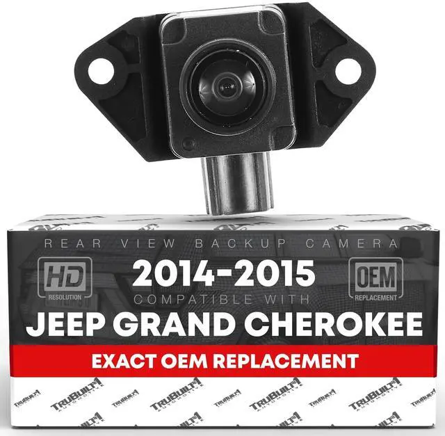Main image of Rear View Backup Camera - Compatible with 2014-2015 Jeep Grand Cherokee - Reverse Park Assist Camera Replacement - OEM 68375333AA, 68137943AD, 68137943AE, 68137943AF, 68137943AG, 68137943AH, 590-071