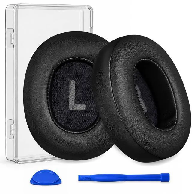Main image of Replacement Ear Pads for JBL Tune 700BT, 710BT, 720BT, Tune 750BTNC, 760NC, 770NC Wireless Over-Ear Headphones, Ear Cushions, Ear Cups Cover Repair Parts (Black)