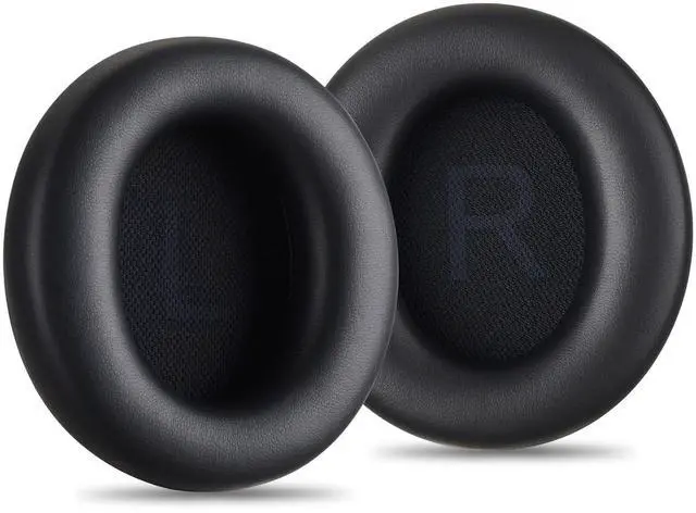 Main image of AHG Premium Replacement Sound core Space q45 Headphones Ear Pads/Space Q45 Ear Cushions Compatible with Anker Soundcore Space Q45 Headphones (Black). Premium Protein Leather | High-Density Foam