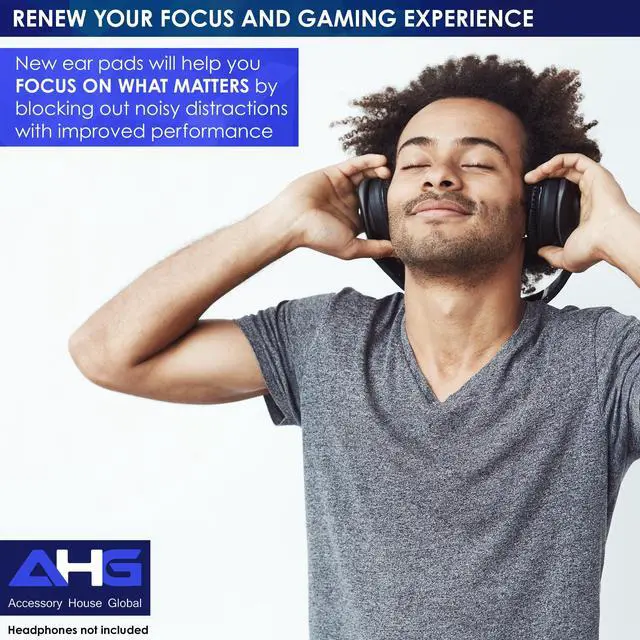 Alt view image 6 of 7 - AHG Premium Replacement Sound core Space q45 Headphones Ear Pads/Space Q45 Ear Cushions Compatible with Anker Soundcore Space Q45 Headphones (Black). Premium Protein Leather | High-Density Foam