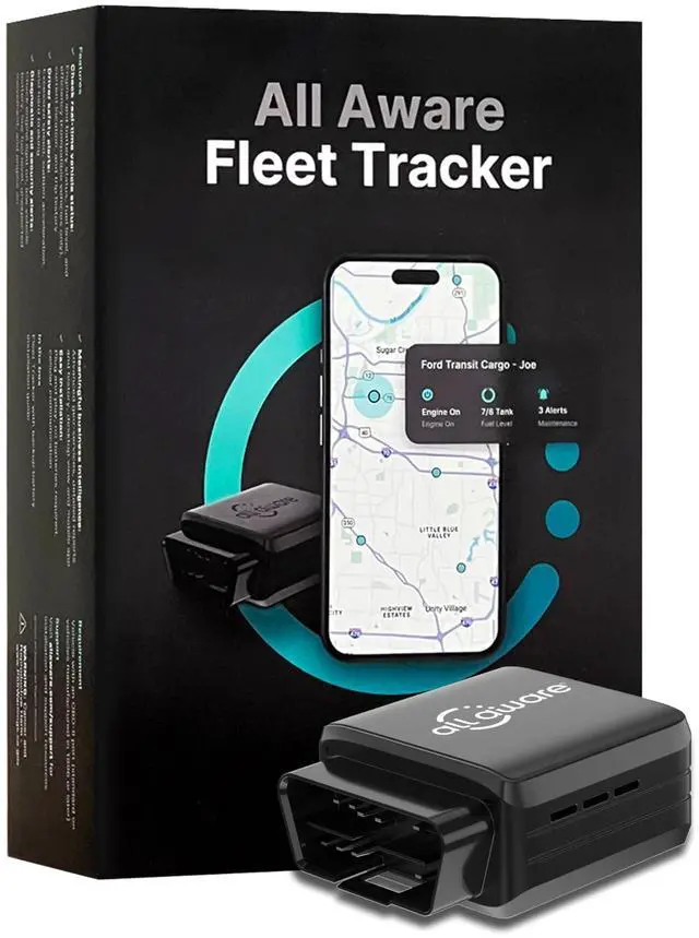 Main image of GPS Tracker for Vehicles, Low Monthly Fee, Cancel Anytime, 1 Pack | Instant Location, Live Driving Alerts, Trip and Fuel Reports for Fleets, Low Monthly Subscription