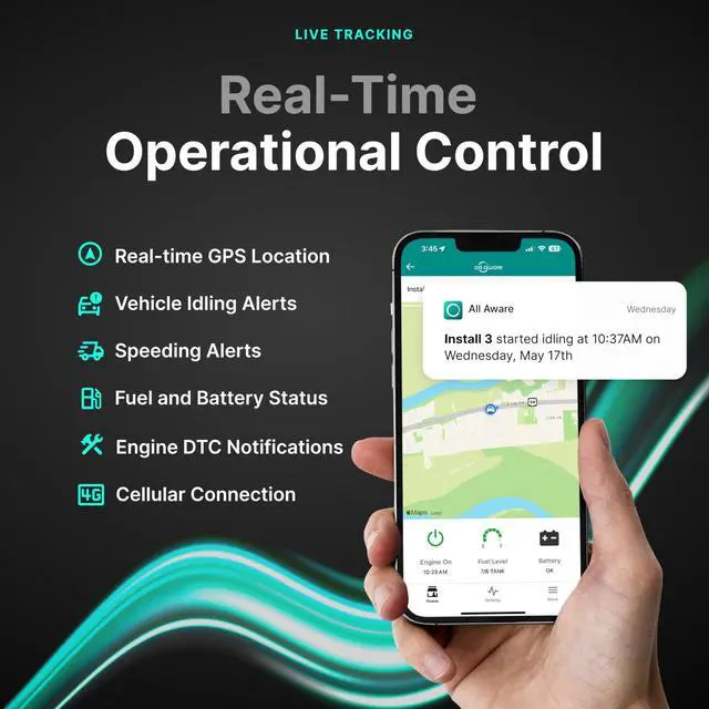 Alt view image 4 of 5 - GPS Tracker for Vehicles, Low Monthly Fee, Cancel Anytime, 1 Pack | Instant Location, Live Driving Alerts, Trip and Fuel Reports for Fleets, Low Monthly Subscription