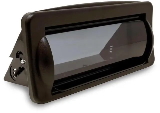 Main image of Creative Audio CAMC1B Marine Single DIN Radio Mounting Kit with Retractable Cover (Black)