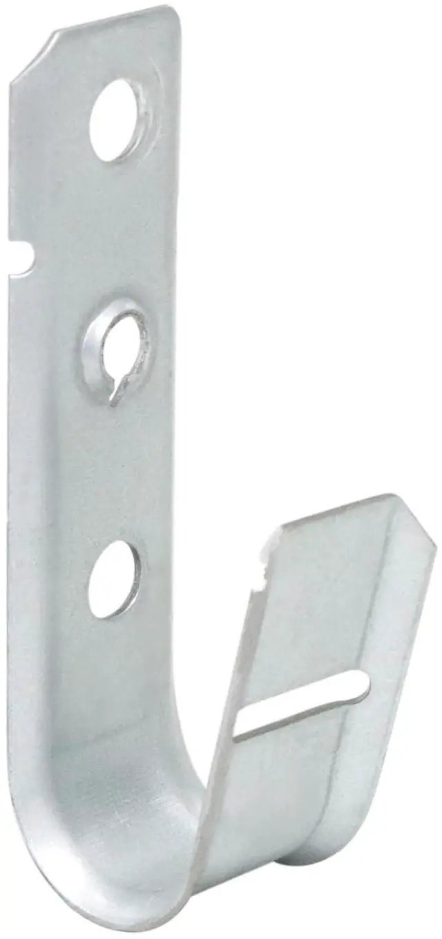 Alt view image 2 of 7 - 25 Pack 3/4" Heavy Duty Cable Support J Hooks, Cable and Wire Support J-Hook Hangers for Wall Mounting and Attaching to Vertical Surfaces