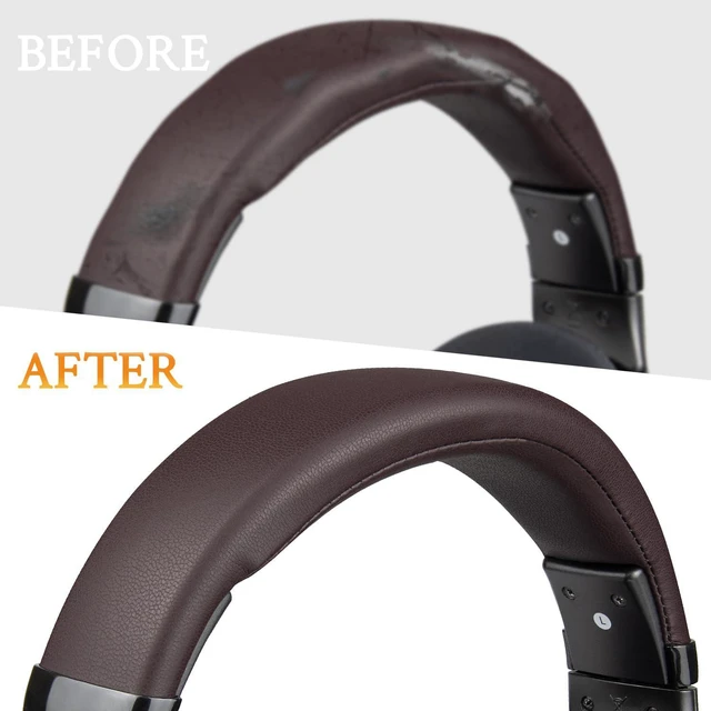 Alt view image 2 of 6 - Headband for Sennheiser HD579/HD595/HD595SE/HD598/HD598SE/HD598CS/HD598SR/HD599/HD599SE Headphones, Replacement Headstrap Pad Repair Part - Dark Coffee